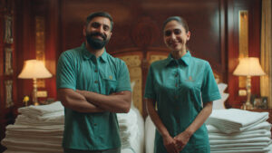 hotel housekeeping staff making beds cleaning rooms stockpilerecruitment