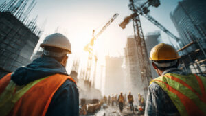 realistic photo of pakistani construction workers wearing stockpilerecruitment