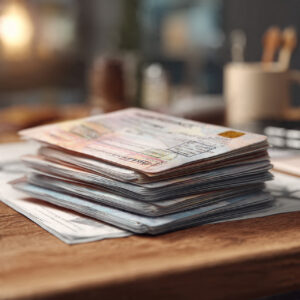 warm ultra realistic image of australian immigration documents